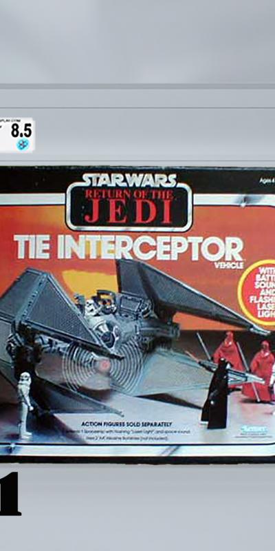 Display case TIE interceptor Star wars Kenner | Canadian Acrylic